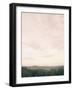 Softly Pink Misty Hills-null-Framed Photographic Print