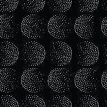 Vector Geometric Seamless Pattern. Repeating Abstract Circles Gradation in Black and White. Modern-Softulka-Art Print