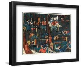 Soga No Adauchi-Utagawa Yoshikazu-Framed Giclee Print