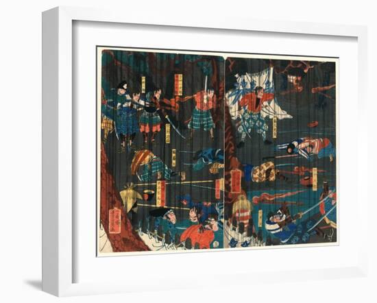 Soga No Adauchi-Utagawa Yoshikazu-Framed Giclee Print