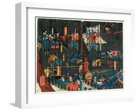 Soga No Adauchi-Utagawa Yoshikazu-Framed Giclee Print