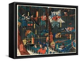 Soga No Adauchi-Utagawa Yoshikazu-Framed Stretched Canvas