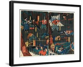 Soga No Adauchi-Utagawa Yoshikazu-Framed Giclee Print