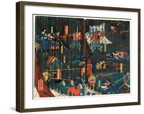 Soga No Adauchi-Utagawa Yoshikazu-Framed Giclee Print