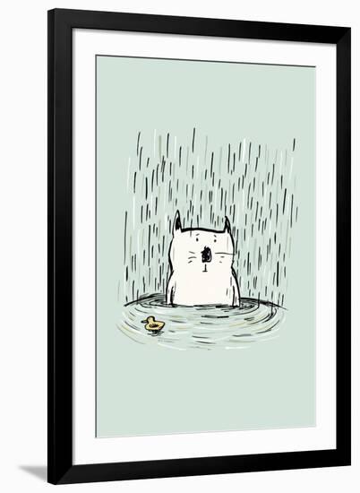 Soggy Cat-Carla Martell-Framed Giclee Print