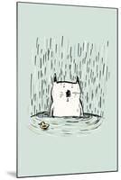 Soggy Cat-Carla Martell-Mounted Giclee Print