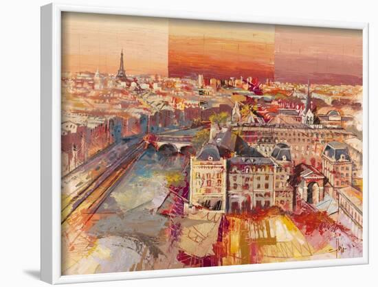 Sognando Parigi-Luigi Florio-Framed Art Print