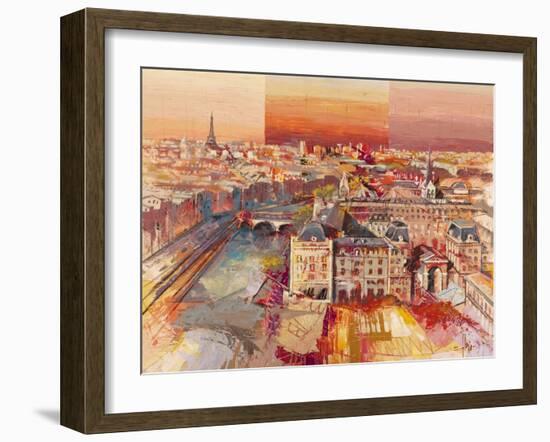 Sognando Parigi-Luigi Florio-Framed Art Print