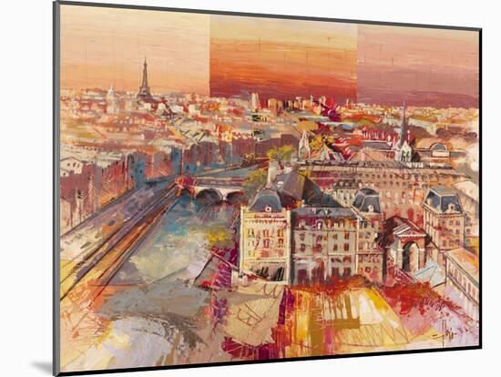 Sognando Parigi-Luigi Florio-Mounted Art Print