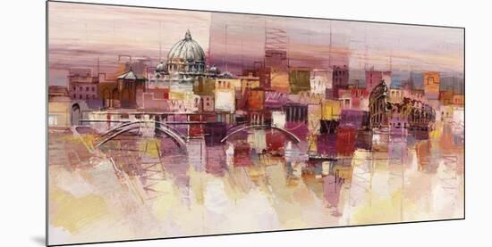 Sognando Roma-Luigi Florio-Mounted Art Print