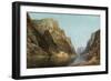 Sogne Fjord, Norway (Oil on Board)-Adelsteen Normann-Framed Giclee Print