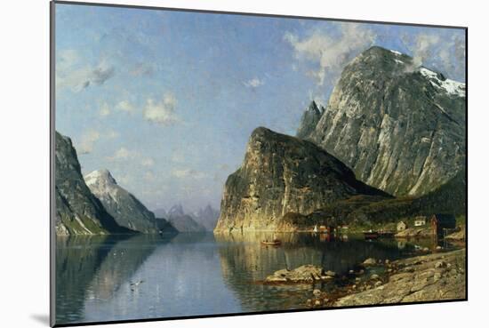 Sogne Fjord, Norway-Adelsteen Normann-Mounted Giclee Print