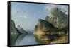 Sogne Fjord, Norway-Adelsteen Normann-Framed Stretched Canvas