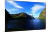 Sognefjorden. Kayaking in the Naeroyfjord.-Stefano Amantini-Mounted Photographic Print