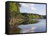 Sognsvann Lake, Oslo, Norway, Scandinavia, Europe-Christian Kober-Framed Stretched Canvas