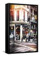 Soho Cafe-Philippe Hugonnard-Framed Stretched Canvas