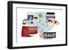 Soho Classics for Coffee, Cake and Wine!-Claire Huntley-Framed Giclee Print