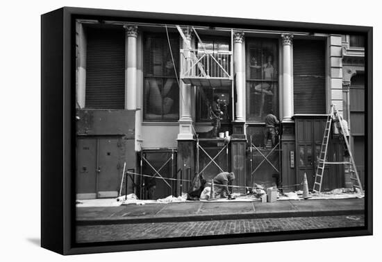 Soho Construction-Evan Morris Cohen-Framed Stretched Canvas