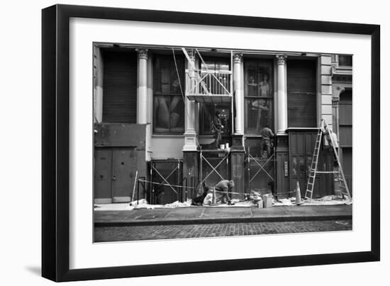 Soho Construction-Evan Morris Cohen-Framed Photographic Print