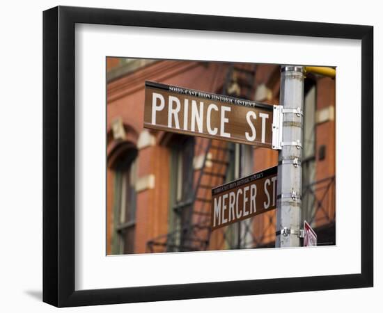 Soho, Manhattan, New York City, New York, United States of America, North America-Robert Harding-Framed Photographic Print