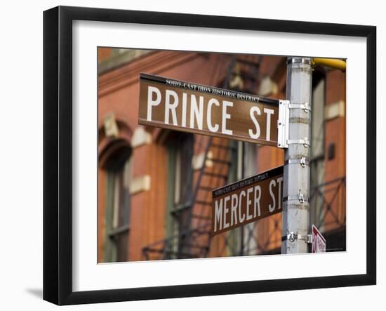 Soho, Manhattan, New York City, New York, United States of America, North America-Robert Harding-Framed Photographic Print