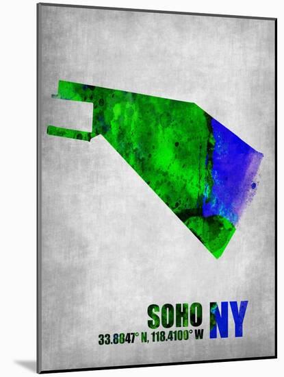 Soho New York-NaxArt-Mounted Art Print