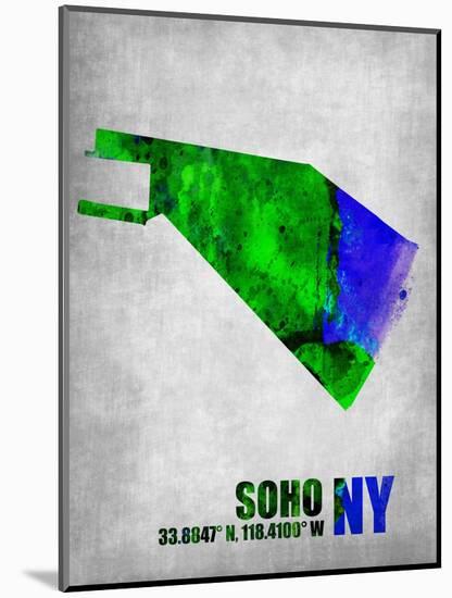 Soho New York-NaxArt-Mounted Art Print