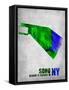 Soho New York-NaxArt-Framed Stretched Canvas
