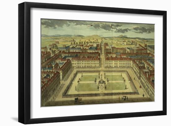 Soho or King's Square, for "Stow's Survey of London," Published 1754-Sutton Nicholls-Framed Giclee Print