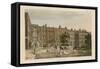 Soho Square, Looking West-null-Framed Stretched Canvas