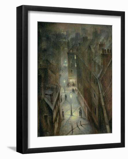 Soho Twilight, C.1924-Christopher Richard Wynne Nevinson-Framed Giclee Print