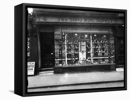 Soho Wine Shop-null-Framed Stretched Canvas