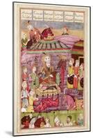 Sohrab Facing the Tent of the Persian Army Leaders-null-Mounted Art Print