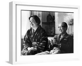 Soichiro Honda and Wife Sachi, Tokyo, Japan, 1967-Takeyoshi Tanuma-Framed Photographic Print