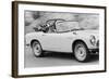 Soichiro Honda Driving Honda Convertible, Tokyo, Japan, 1967-Takeyoshi Tanuma-Framed Photographic Print