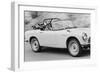 Soichiro Honda Driving Honda Convertible, Tokyo, Japan, 1967-Takeyoshi Tanuma-Framed Photographic Print