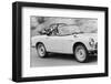 Soichiro Honda Driving Honda Convertible, Tokyo, Japan, 1967-Takeyoshi Tanuma-Framed Premium Photographic Print