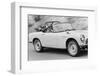 Soichiro Honda Driving Honda Convertible, Tokyo, Japan, 1967-Takeyoshi Tanuma-Framed Premium Photographic Print