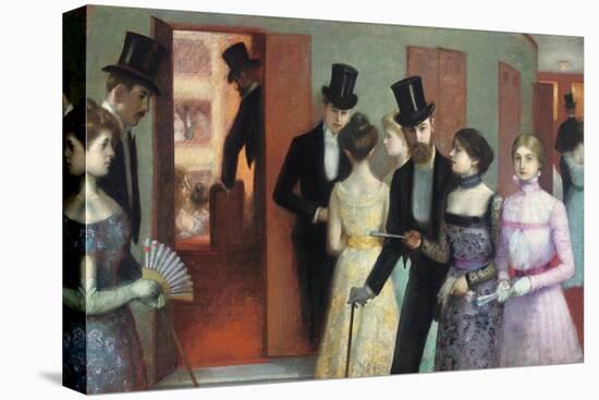 Soiree at the Opera, C.1900-Ernest Rouart-Stretched Canvas