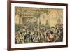 Soiree Dansante 1903-null-Framed Art Print