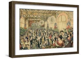 Soiree Dansante 1903-null-Framed Art Print