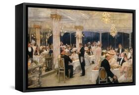 Soiree of the Grand Prix at Armenonville, 1905-Henri Gervex-Framed Stretched Canvas