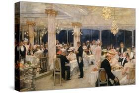 Soiree of the Grand Prix at Armenonville, 1905-Henri Gervex-Stretched Canvas