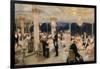 Soiree of the Grand Prix at Armenonville, 1905-Henri Gervex-Framed Giclee Print