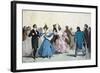 Soiree of the Great World-Eugene Louis Lami-Framed Giclee Print