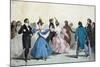 Soiree of the Great World-Eugene Louis Lami-Mounted Giclee Print