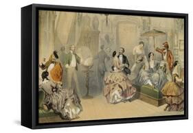 Soirees Parisiennes: Meeting of Artists-Henri De Montaut-Framed Stretched Canvas