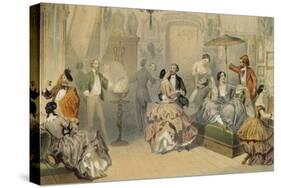 Soirees Parisiennes: Meeting of Artists-Henri De Montaut-Stretched Canvas