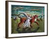 SOJURN OF THE ANGEL, THE PARROT AND THE TIGER-PJ Crook-Framed Giclee Print