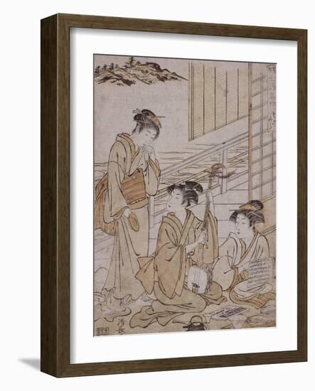 Sokokura-Torii Kiyonaga-Framed Giclee Print